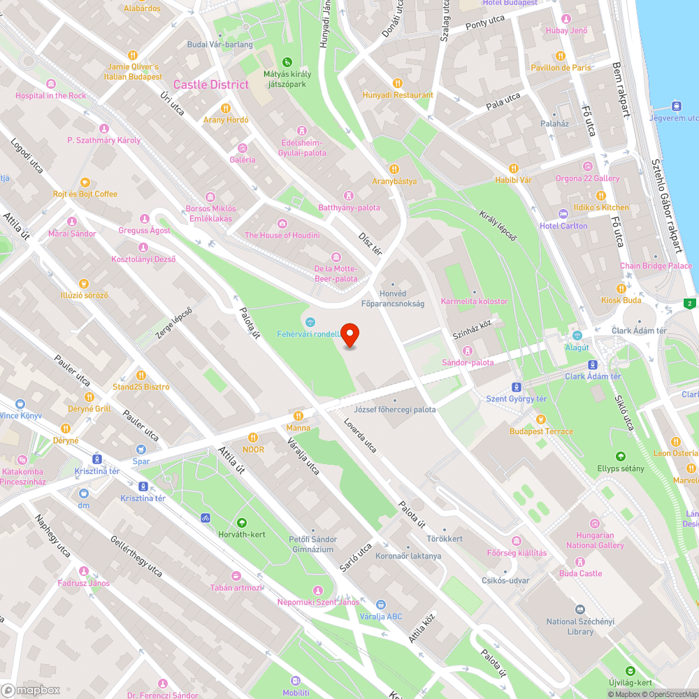 Nem égő lámpák a várban bejelentés helye