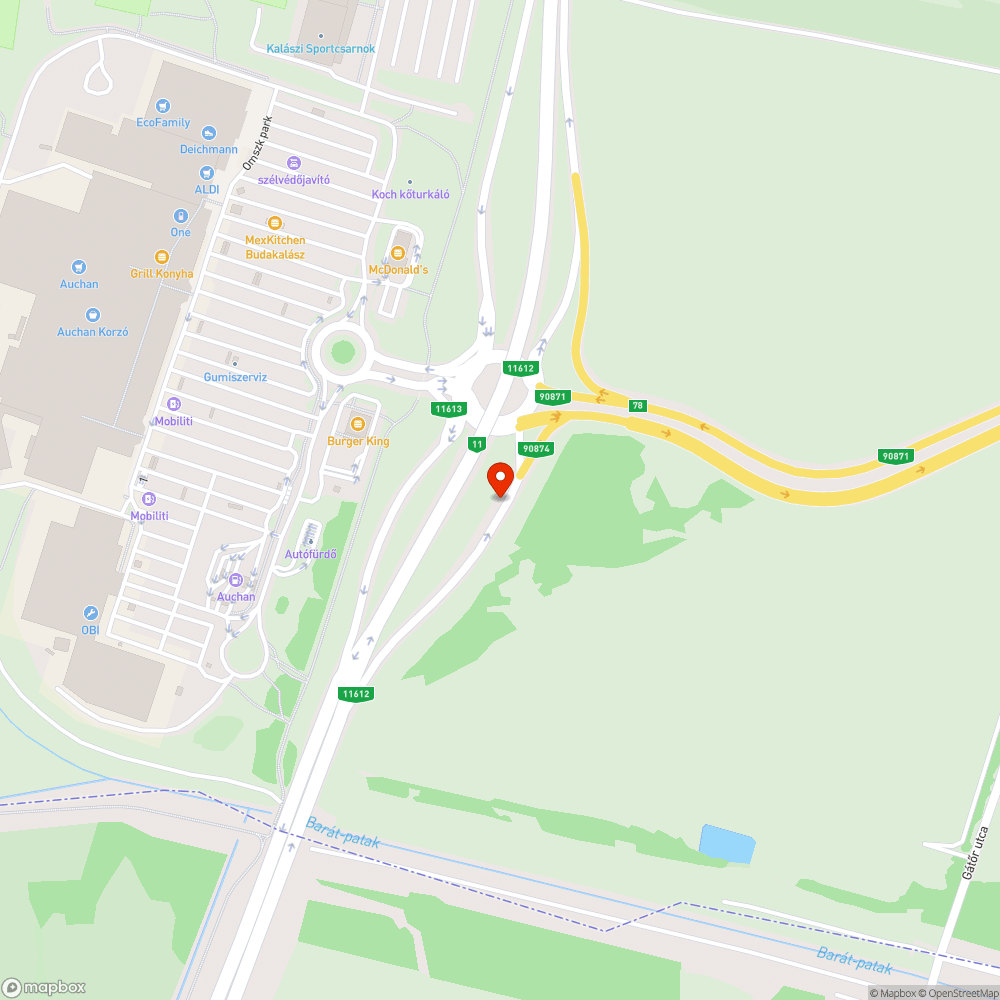 Tábla elfordult bejelentés helye