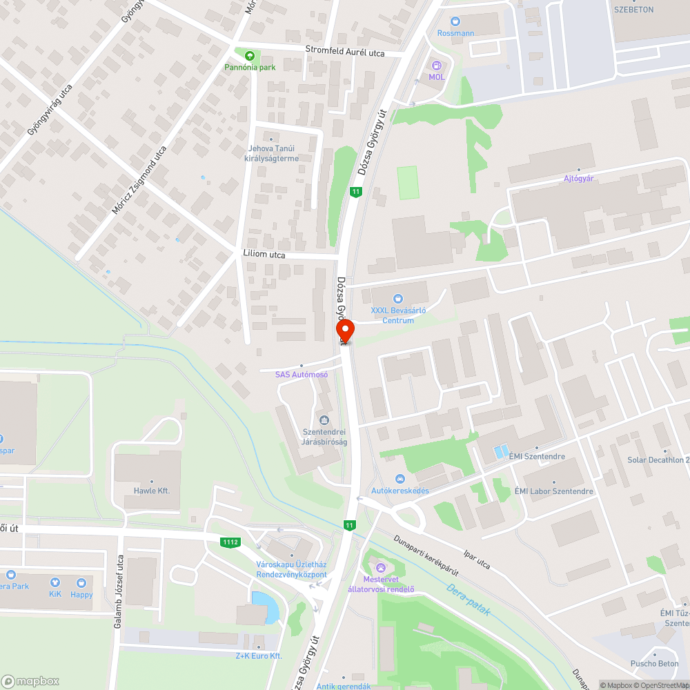 Vasúti sín bejelentés helye