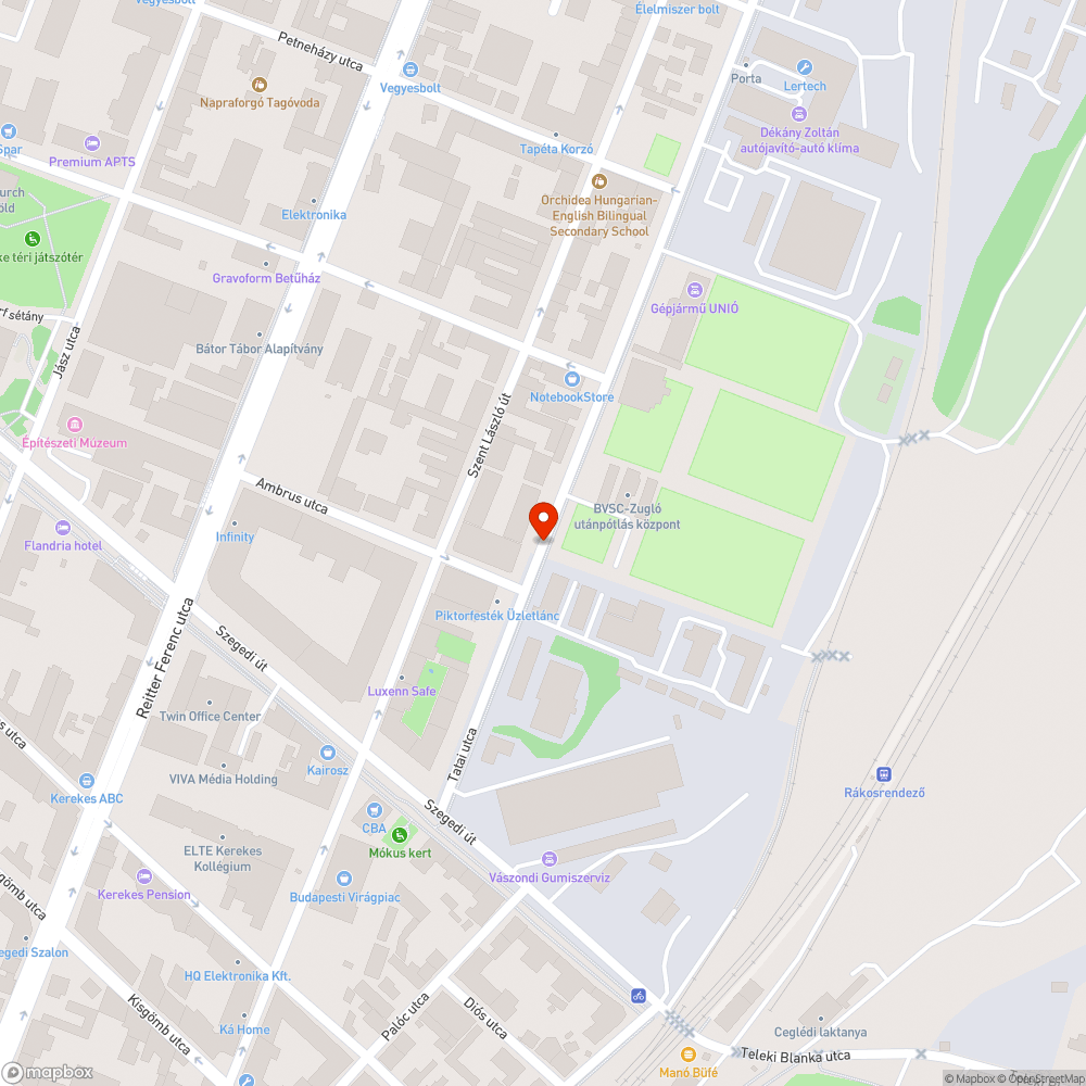 Rendszám nélküli roncs bejelentés helye