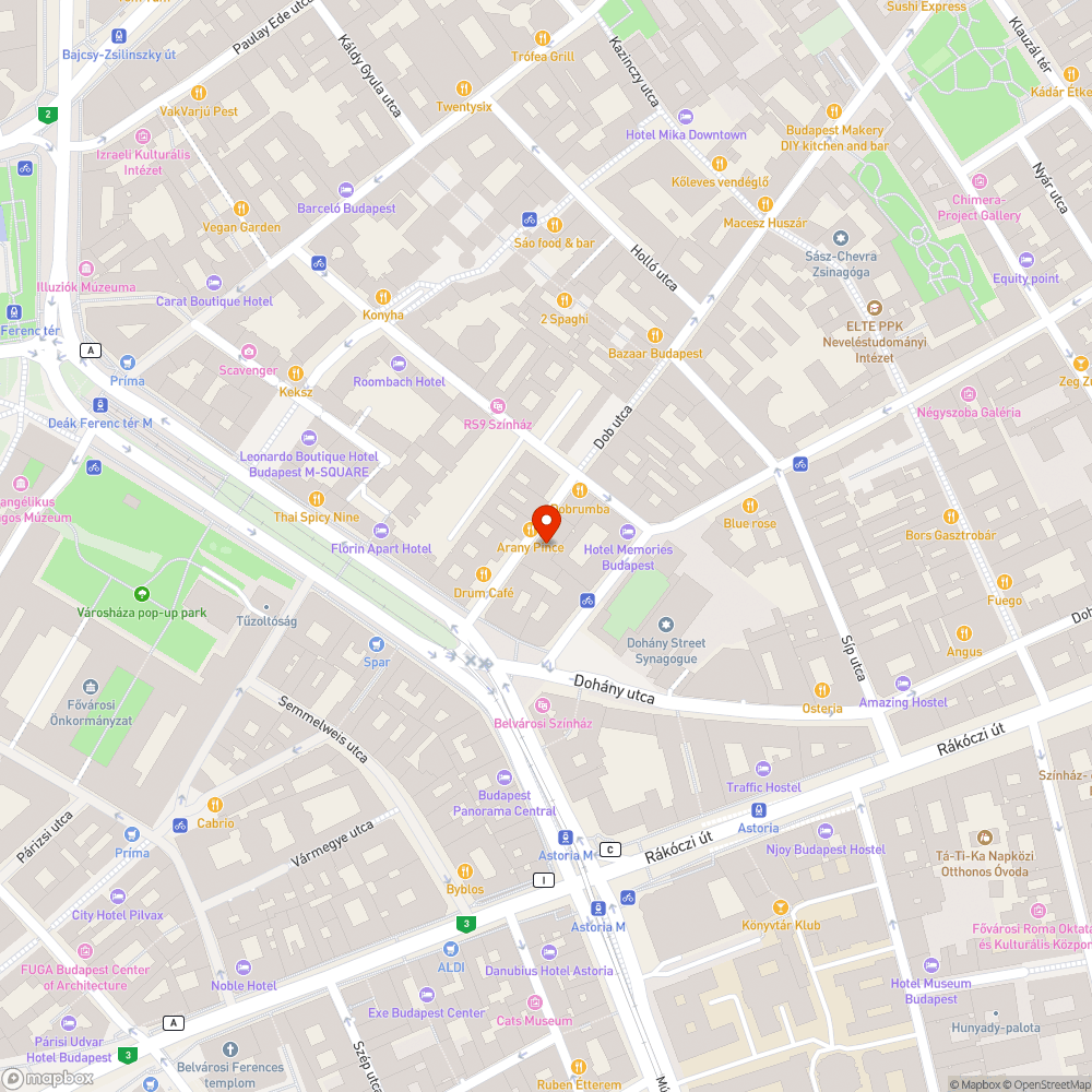 Tábla nélküli oszlop a járdán bejelentés helye