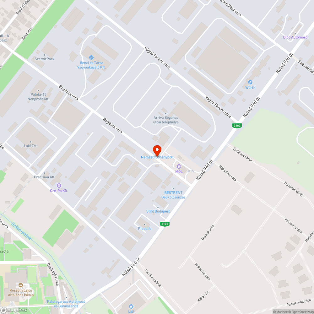 MHU-720 bejelentés helye