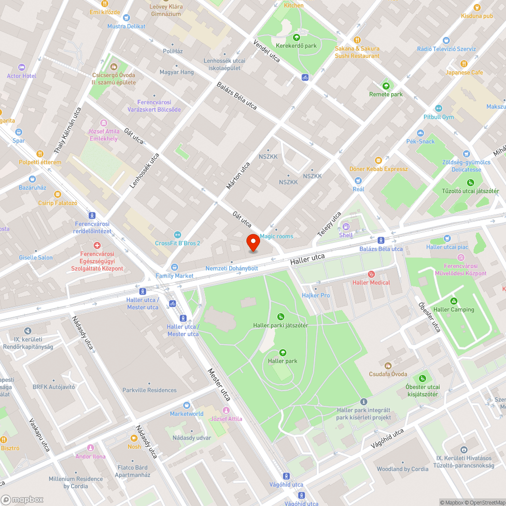 Építkezésről megmaradt szemét bejelentés helye