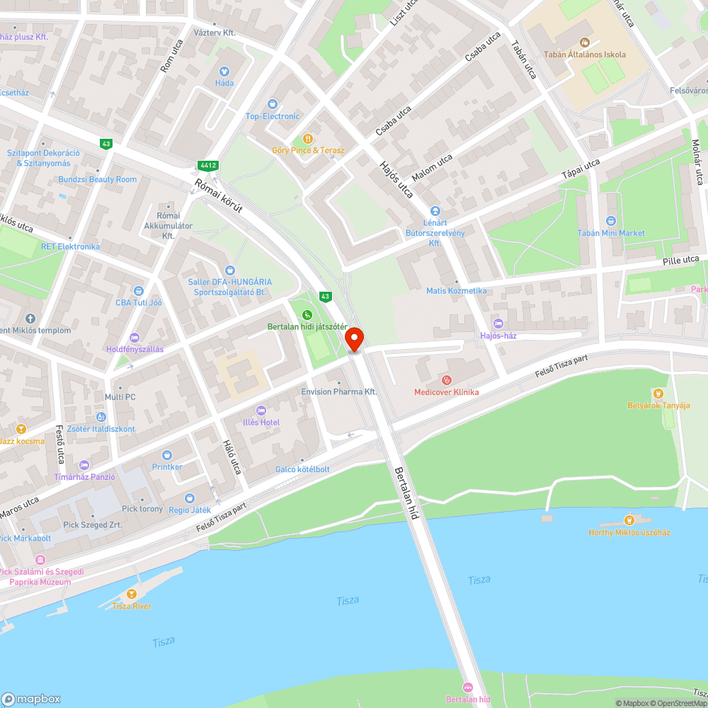 Lerakott raklapot, téglák az úttesten bejelentés helye