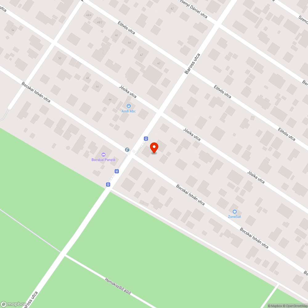 Beszakadt, életveszélyes akna bejelentés helye