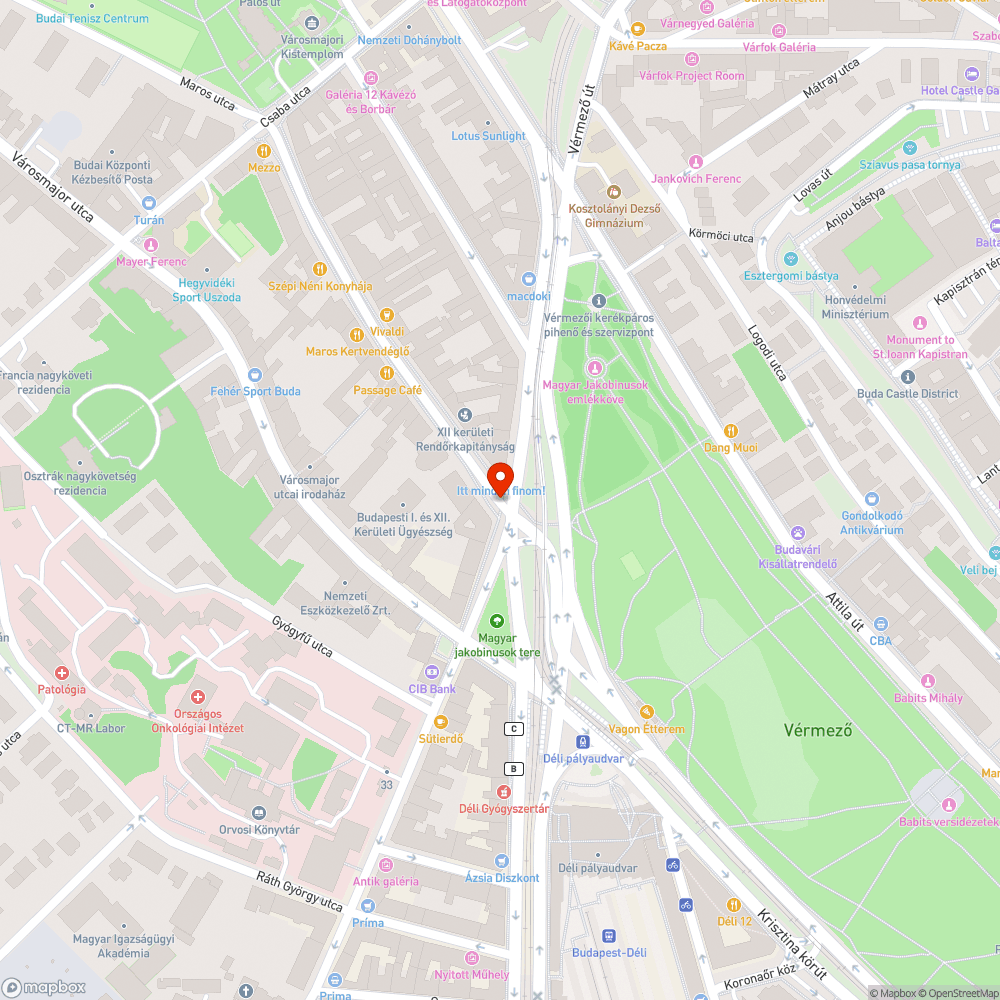 Csöpögő tűzcsap bejelentés helye