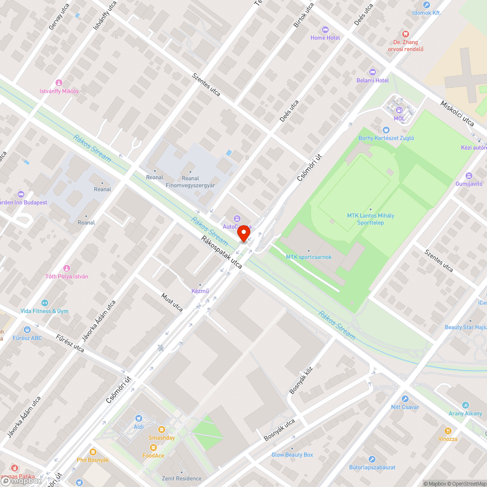 Akadálymentes kereszteződés bejelentés helye