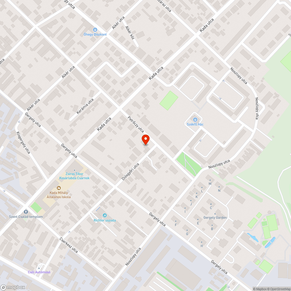 X.Kerület Diósgyőri utcai buszmegálló állapota bejelentés helye