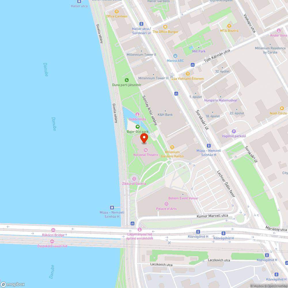 Nemzeti Színház elporladt lépcsője bejelentés helye