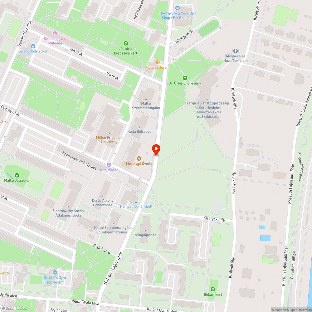 NAY379 bejelentés helye