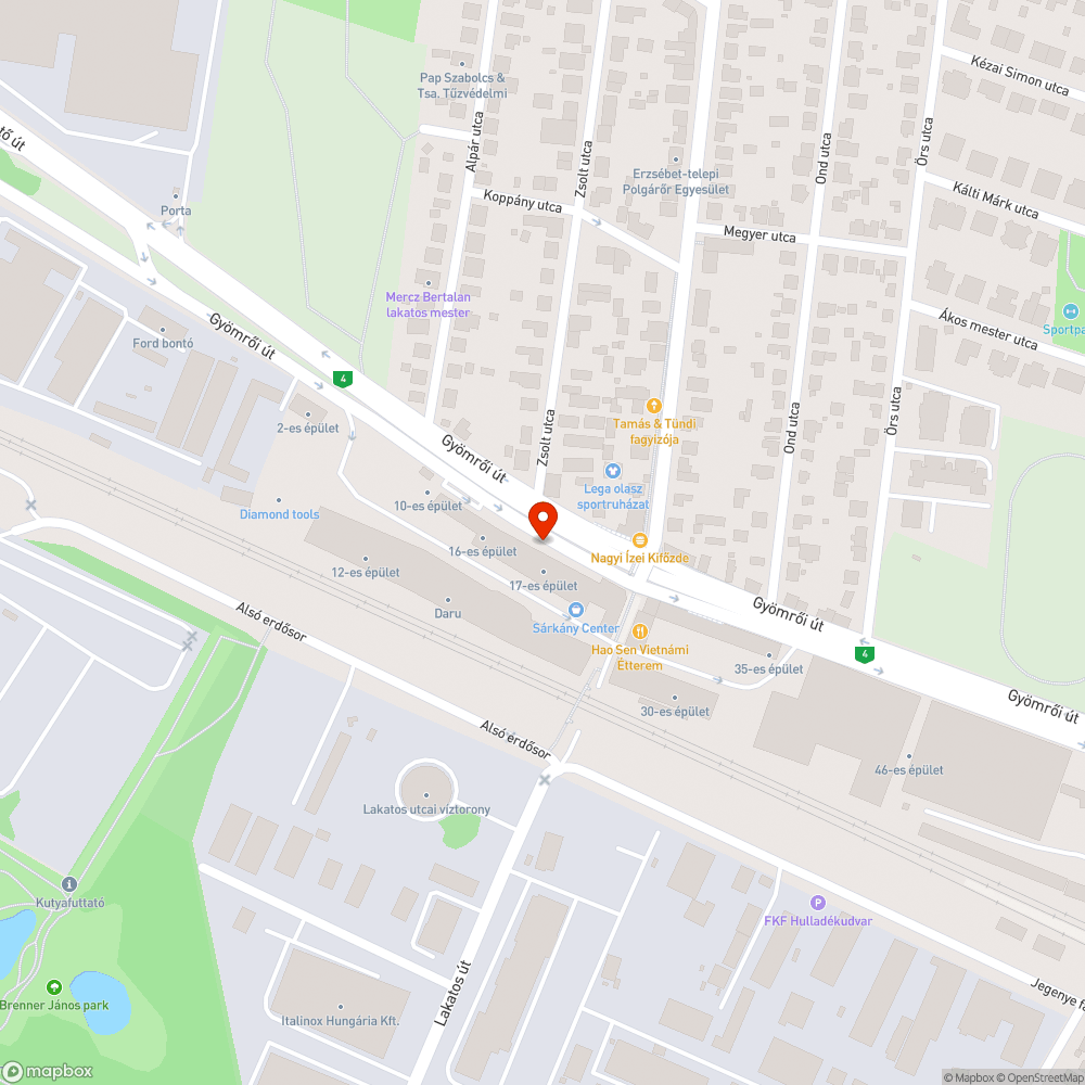 Használaton kívüli fémkeret bejelentés helye