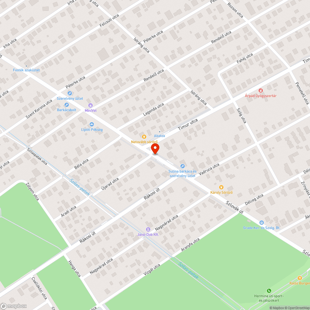 Karcos váró bejelentés helye