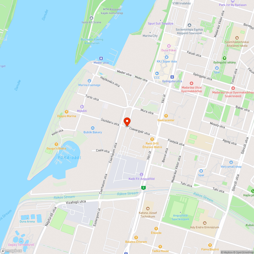 Szemét bejelentés helye