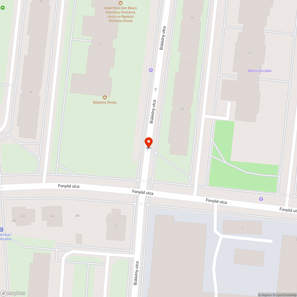 Elhagyott Alfa bejelentés helye