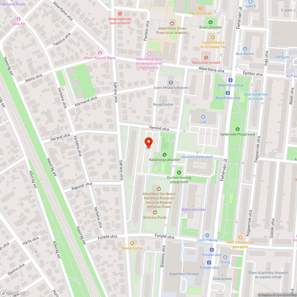 Elhagyott autók bejelentés helye