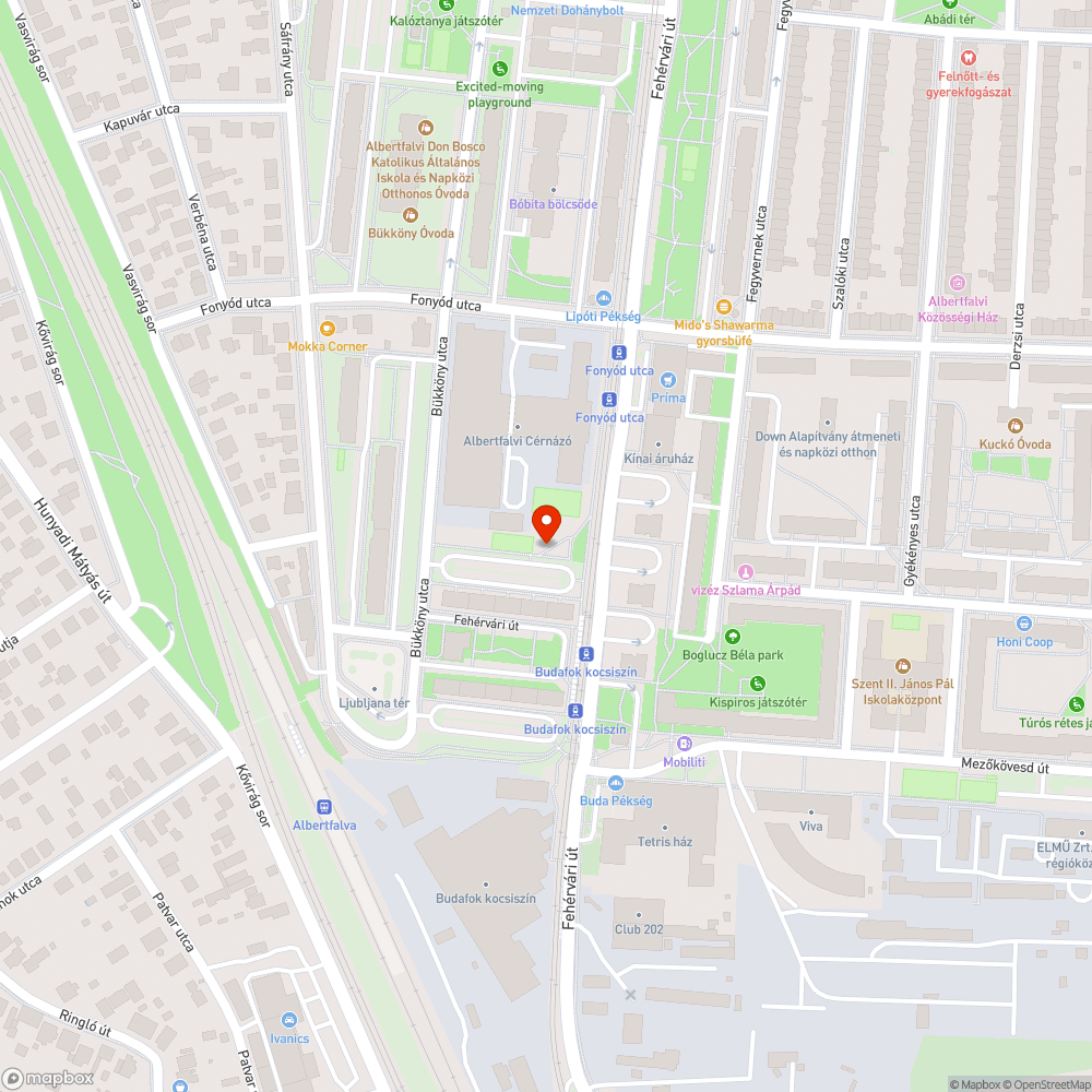 Elhagyott Prius bejelentés helye