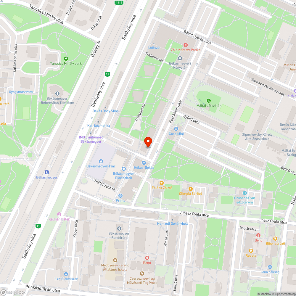 Elhagyott Opel bejelentés helye