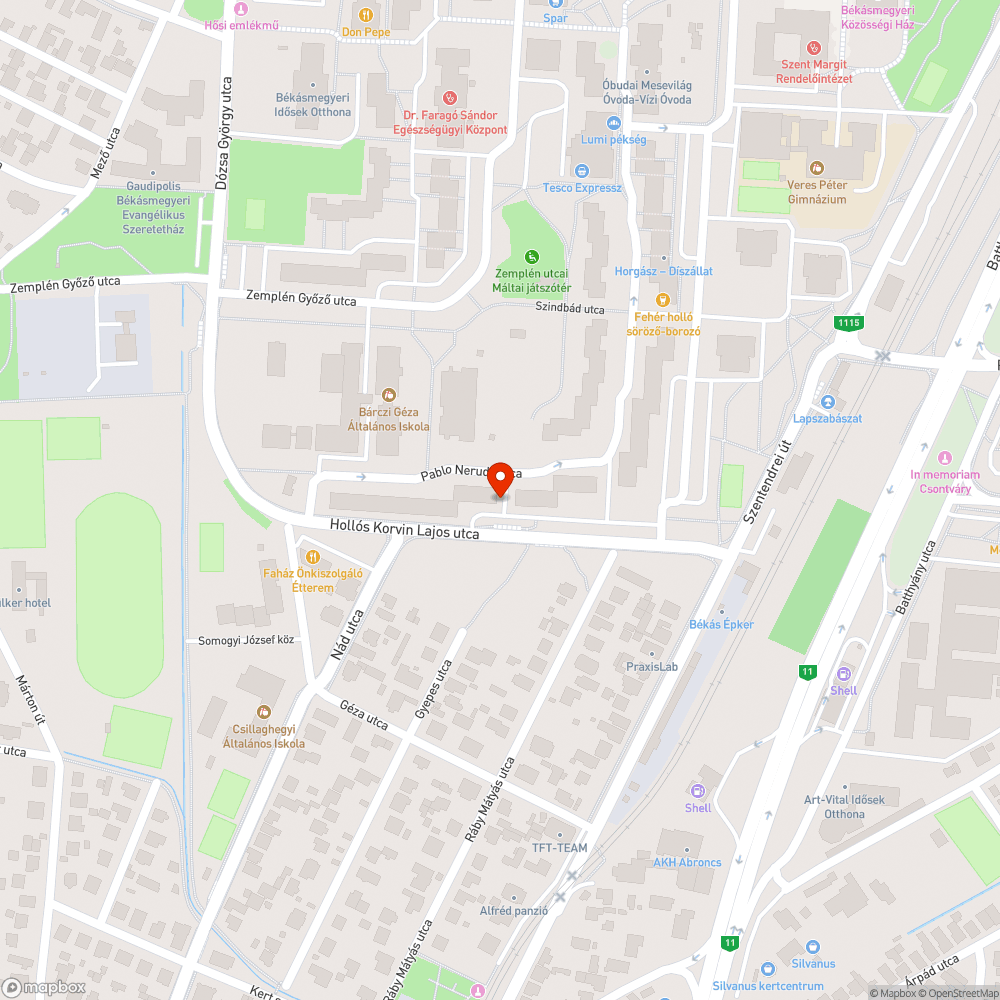 Elhagyott Trabi bejelentés helye