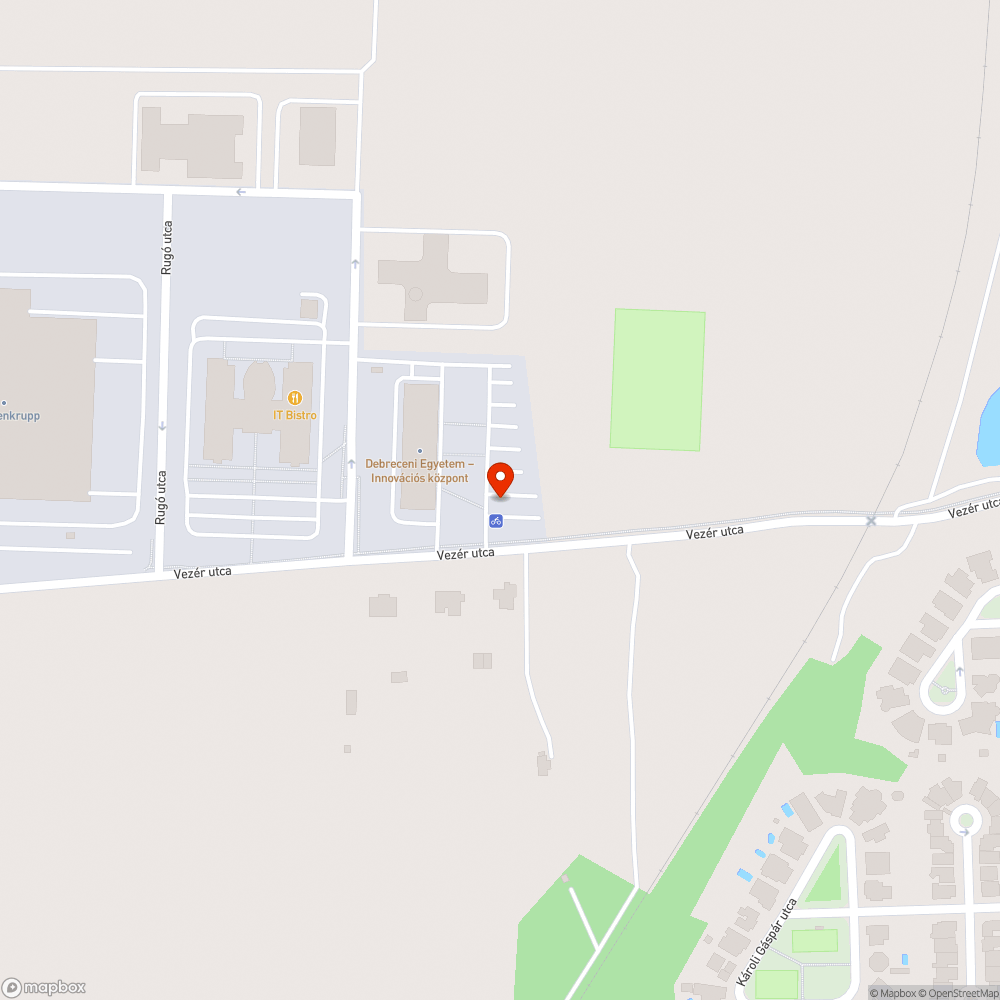 Szűkített nyomvonal autósnak és kerékpárosnak bejelentés helye