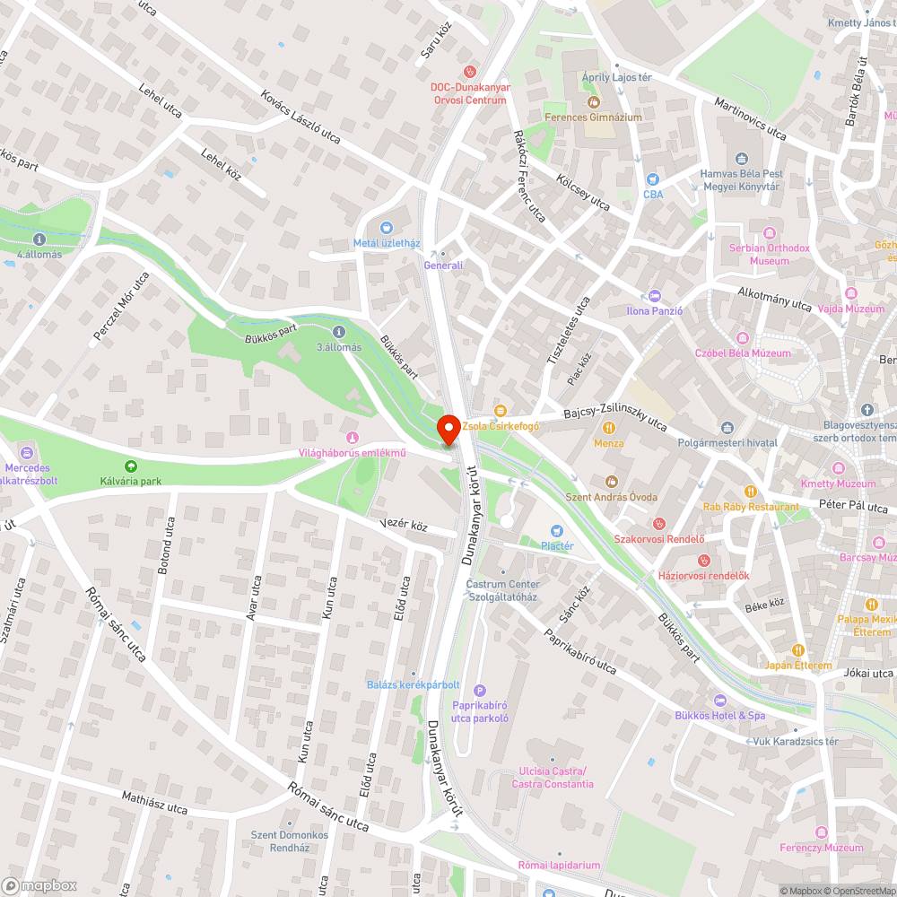 A Bükkös patak hídja melletti aluljáróba vezető lépcső ismét megrongálódott. bejelentés helye