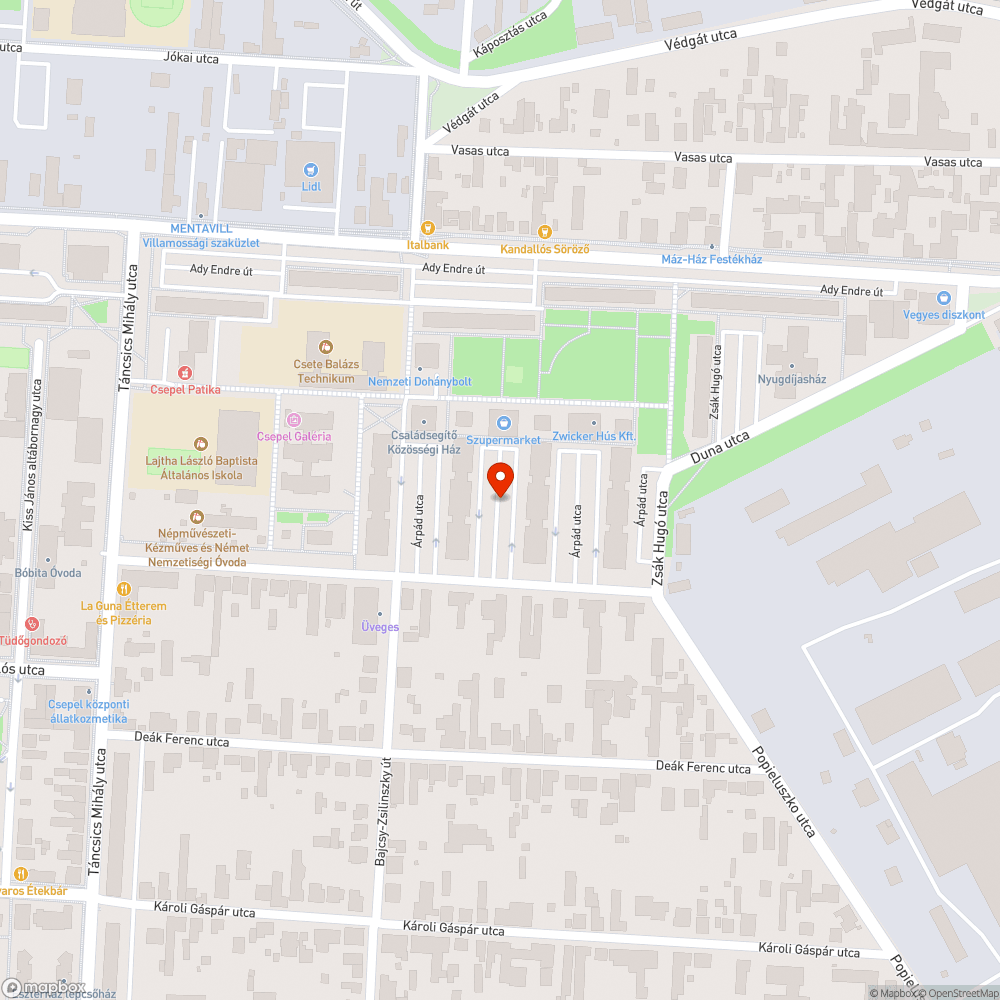 Szemetes parkoló bejelentés helye