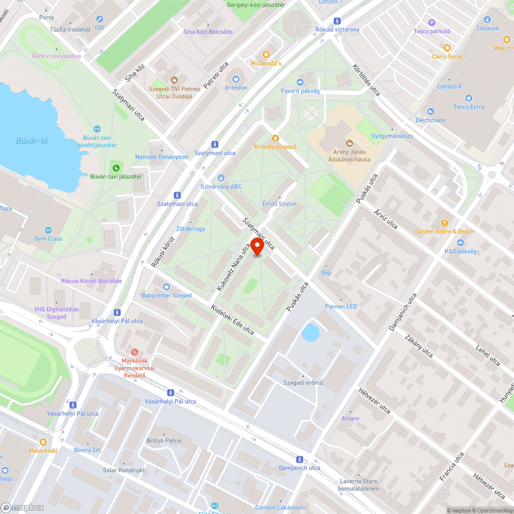 Megdőlt villanyoszlop bejelentés helye