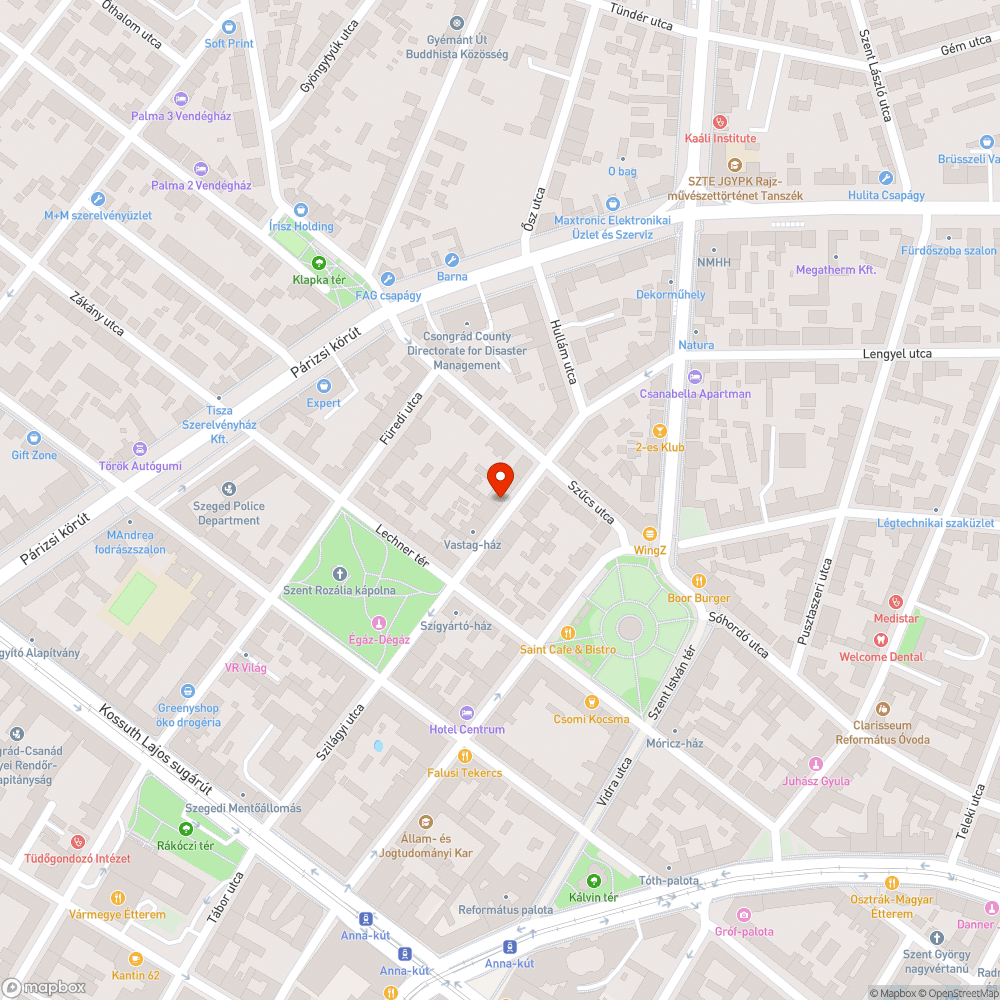 Elkopott kerékpársáv bejelentés helye