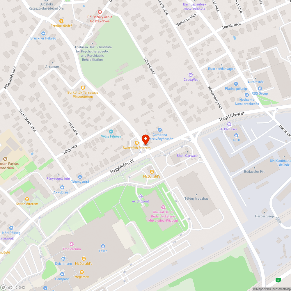 Graffitis utasváró bejelentés helye