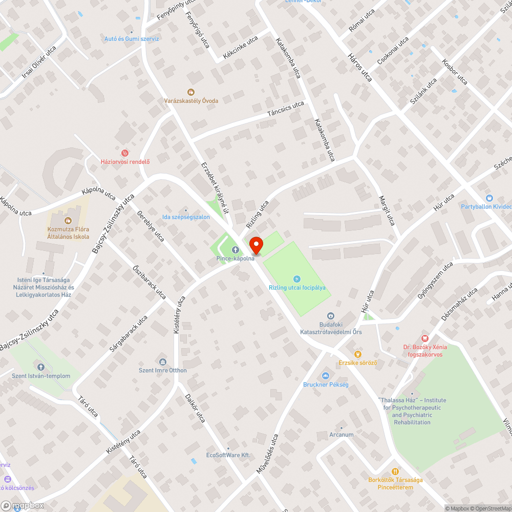 Graffitis váró - Rizling bejelentés helye