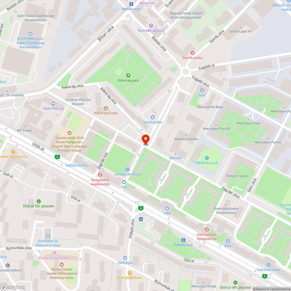 Megnövekedett forgalom, zebra hiànya bejelentés helye