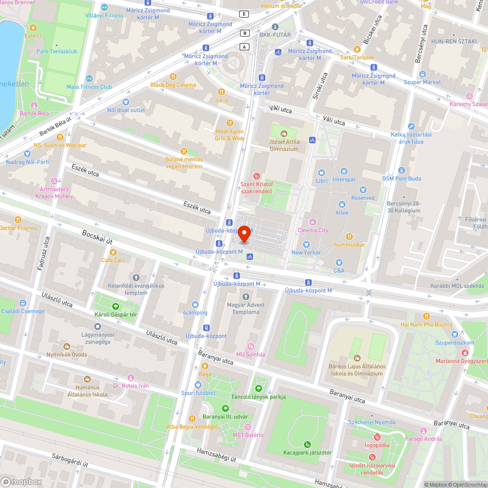 Szemét a Fehérvári úti vásárcsarnok körül bejelentés helye