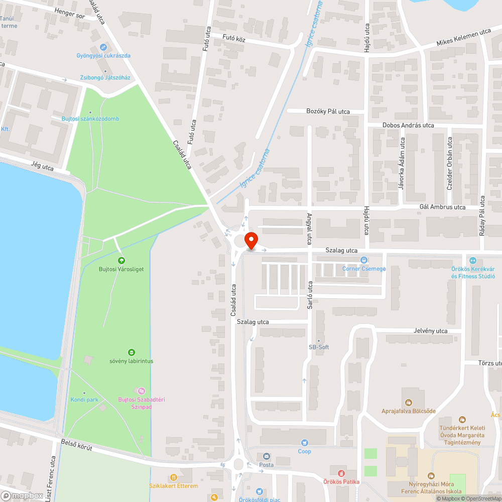 Kiégett izzók több villanyoszlopon bejelentés helye