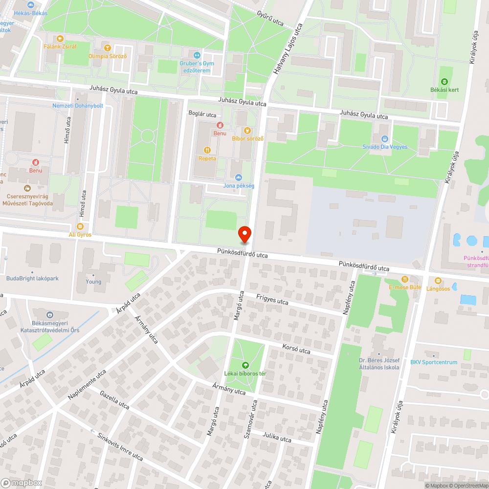 Gyalogos átkelőhely bejelentés helye