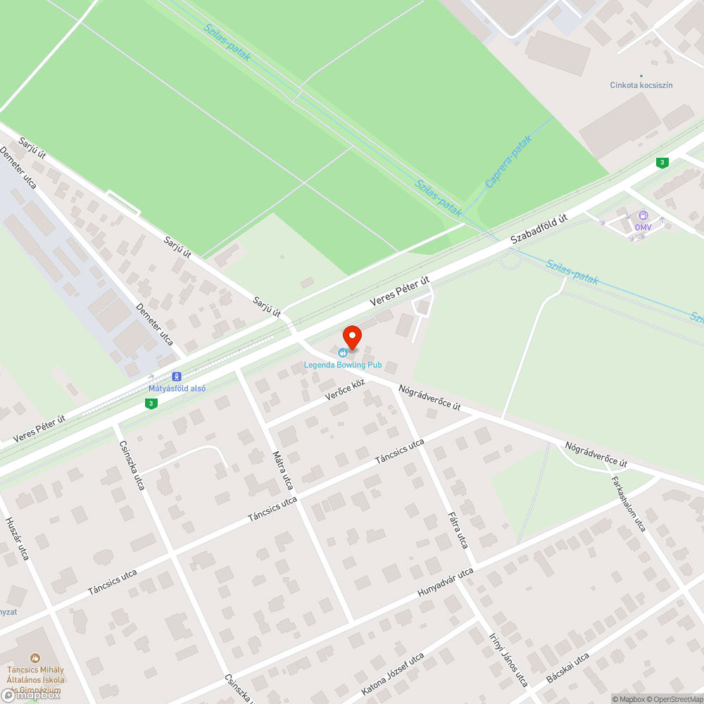 Járhatatlan útszakasz bejelentés helye