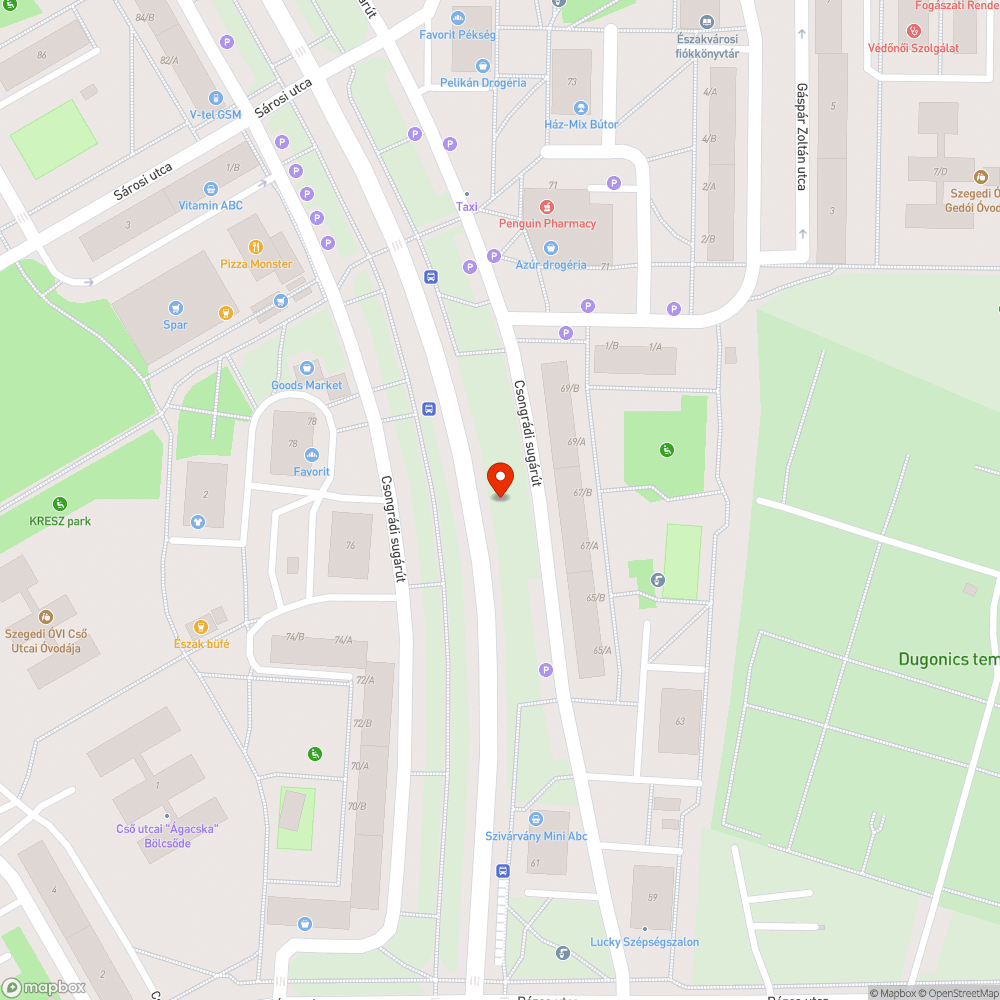 "Ottfelejtett" kerékpár bejelentés helye