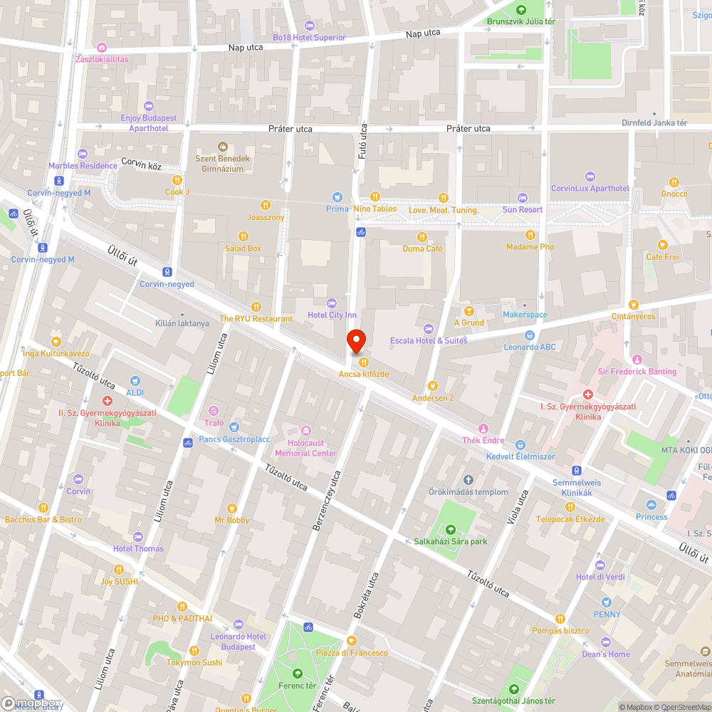 Túl magas tűzcsap bejelentés helye