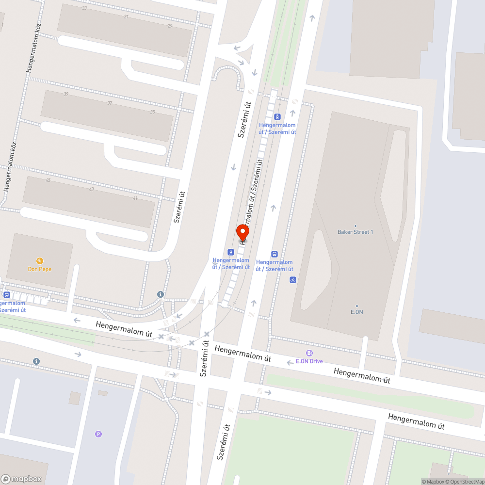 Graffitis megálló jelző bejelentés helye