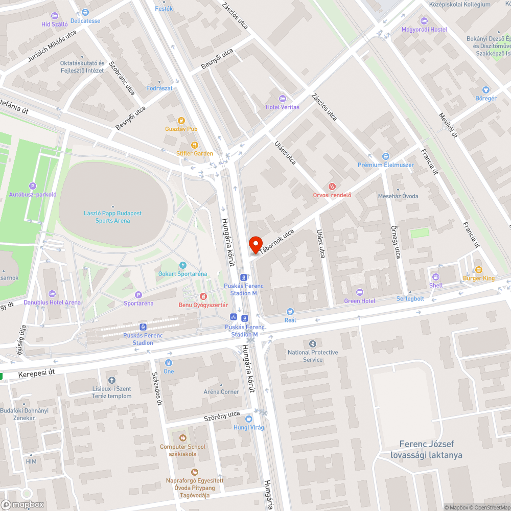 Lekopott útburkolati jel bejelentés helye