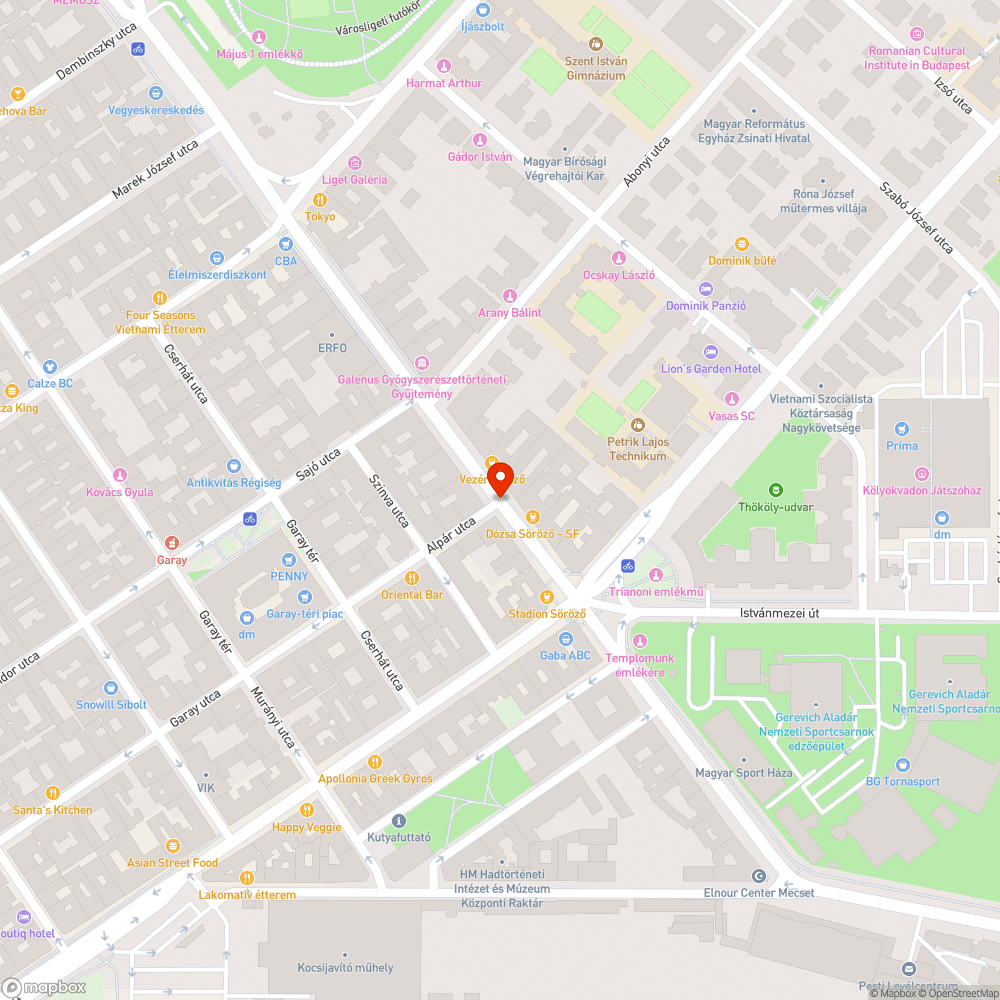 Elavult FRV bejelentés helye