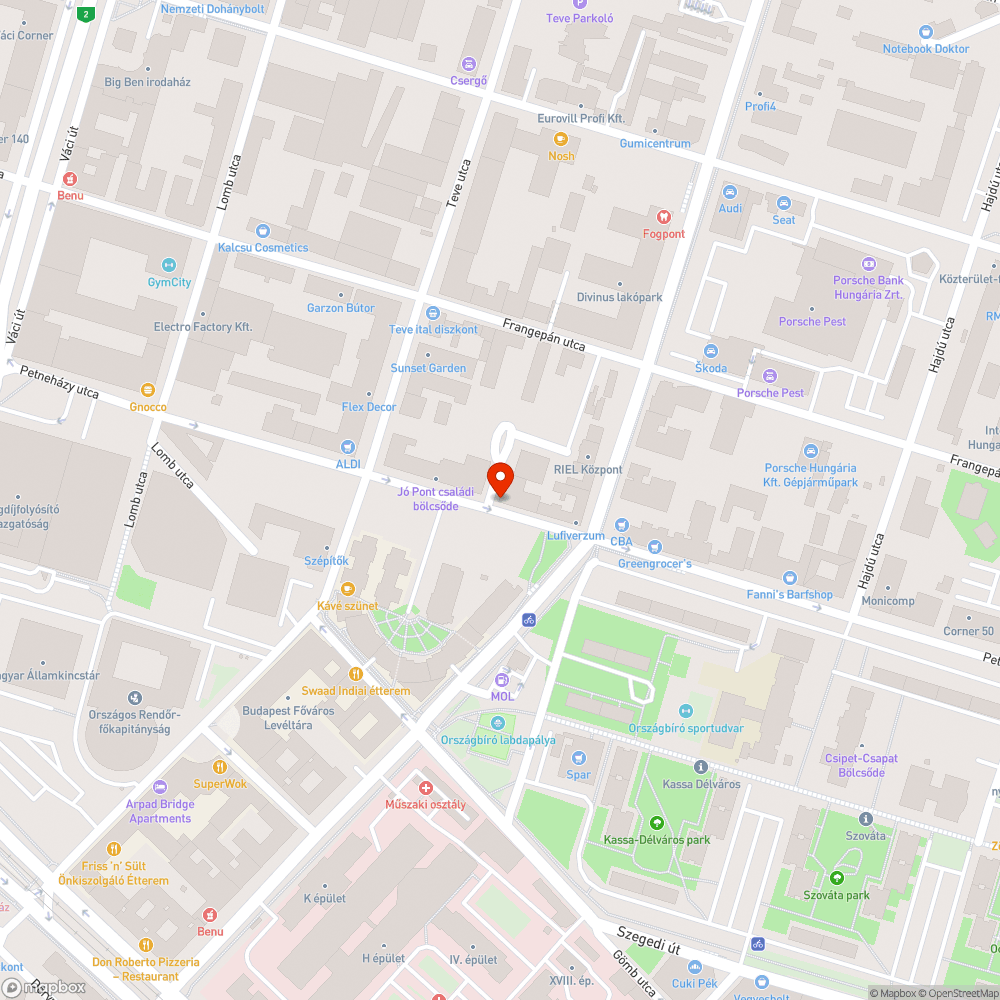 Elavult FRV bejelentés helye