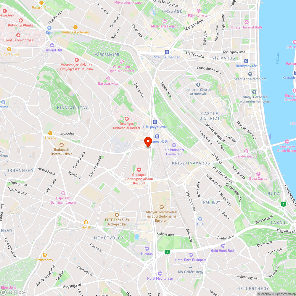 Összeragasztott oszlopok a Krisztinavárosban bejelentés helye