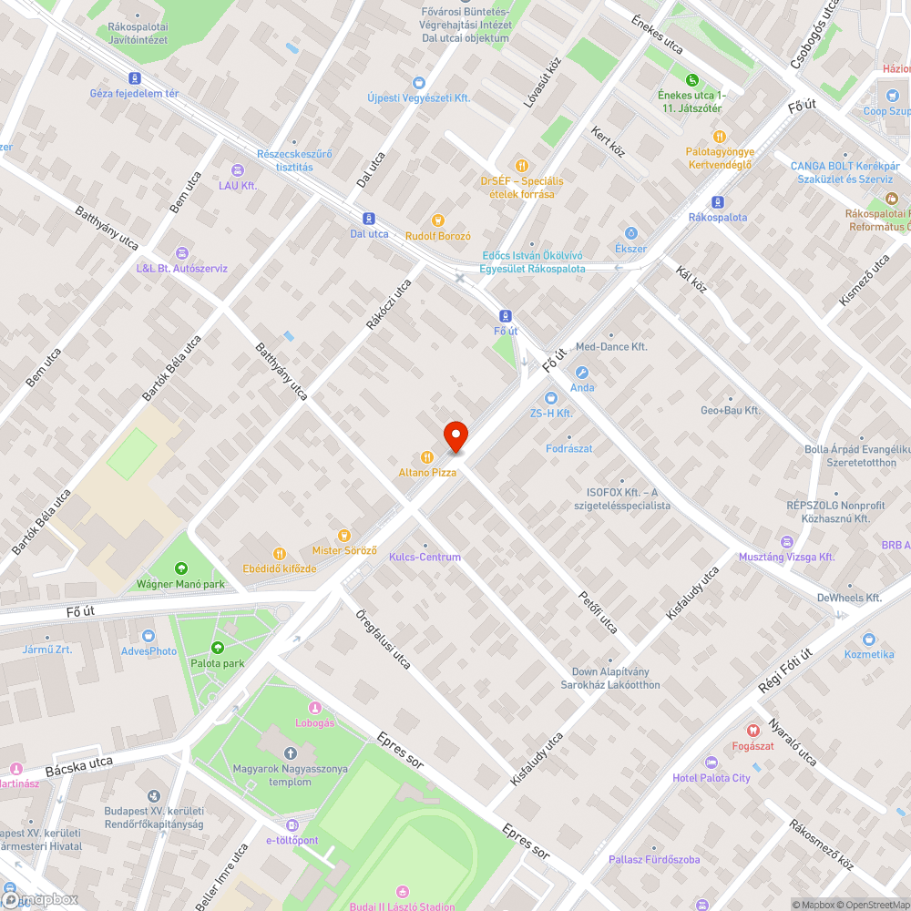 Elavult FRV bejelentés helye