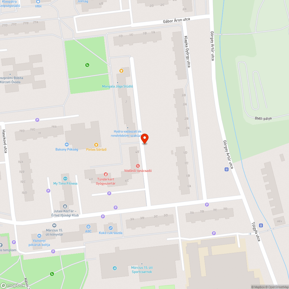 Hiányzó szelektív hulladékgyűjtő bejelentés helye