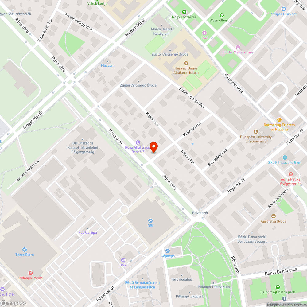 Parkolás Zöldben bejelentés helye