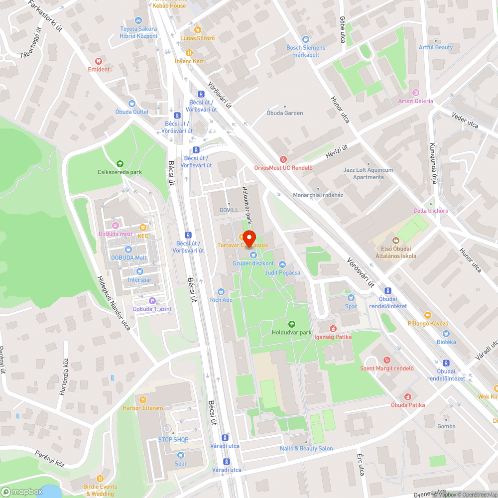 Szemetes a Holdudvar park növényzete bejelentés helye