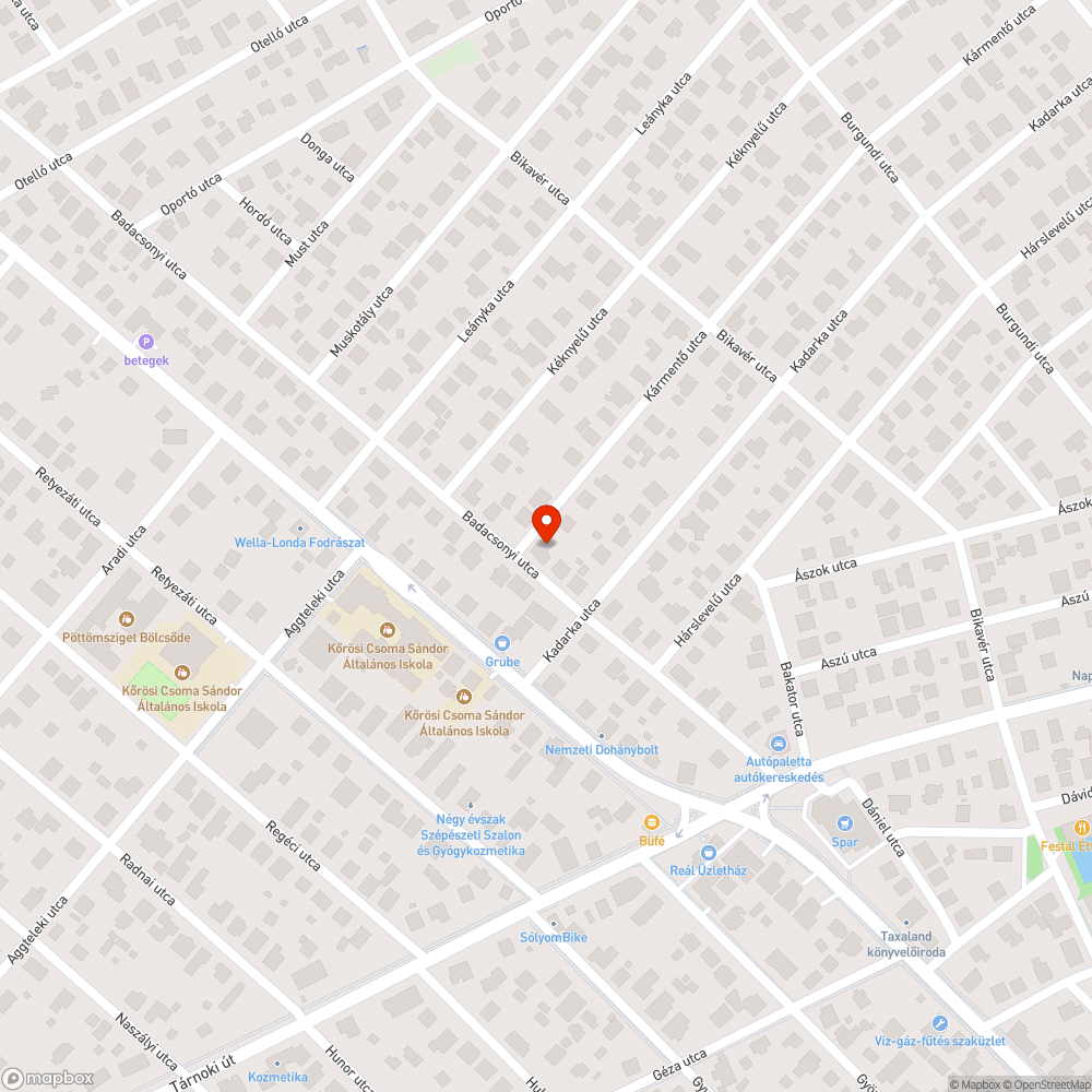 Hiányos bejelentés helye