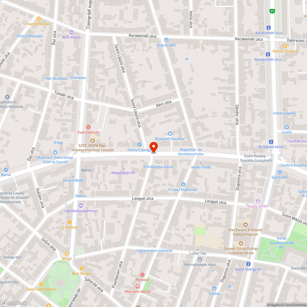 Eldugult csatorna lefolyó bejelentés helye