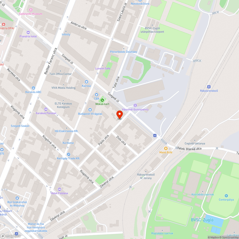 Egyirányú? bejelentés helye