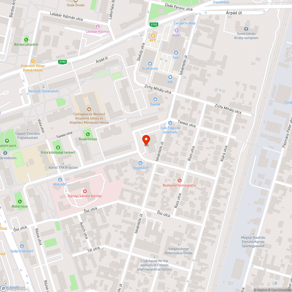 Elhagyott, rozsdás autó bejelentés helye