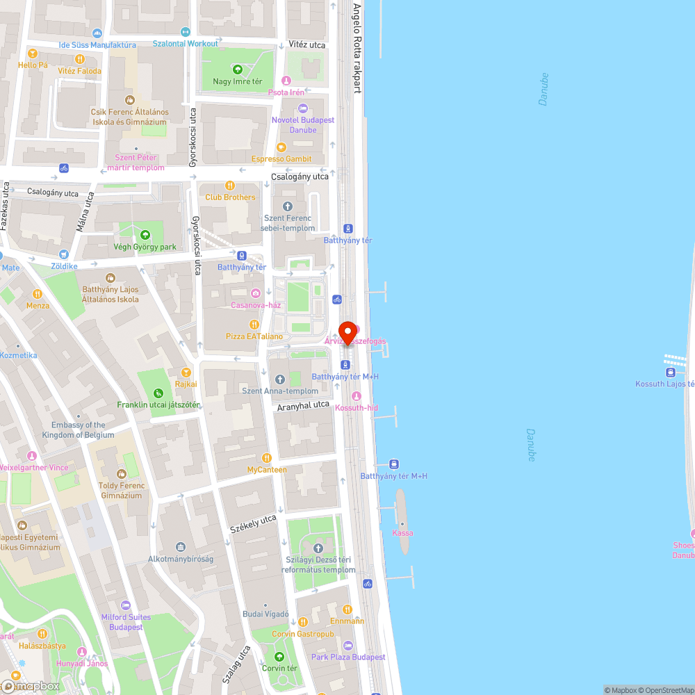 Kiégett neon bejelentés helye